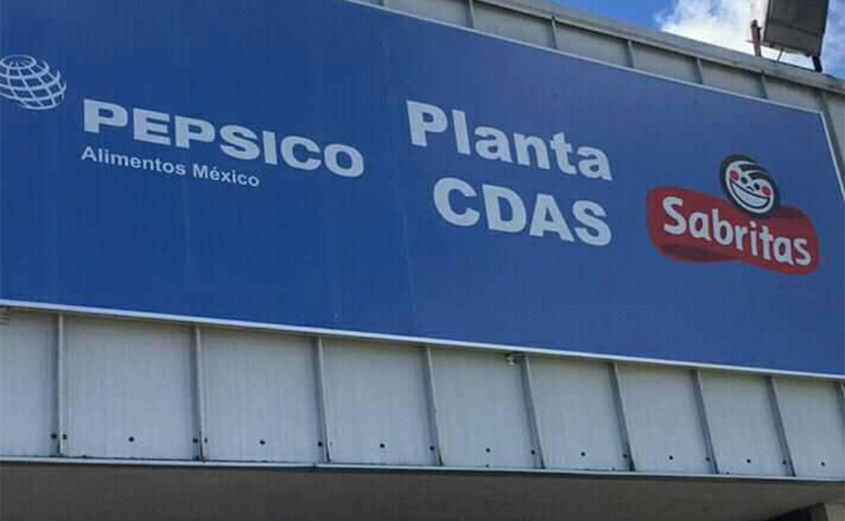 Planta Sabritas Toluca, nombre de la empresa, logo.