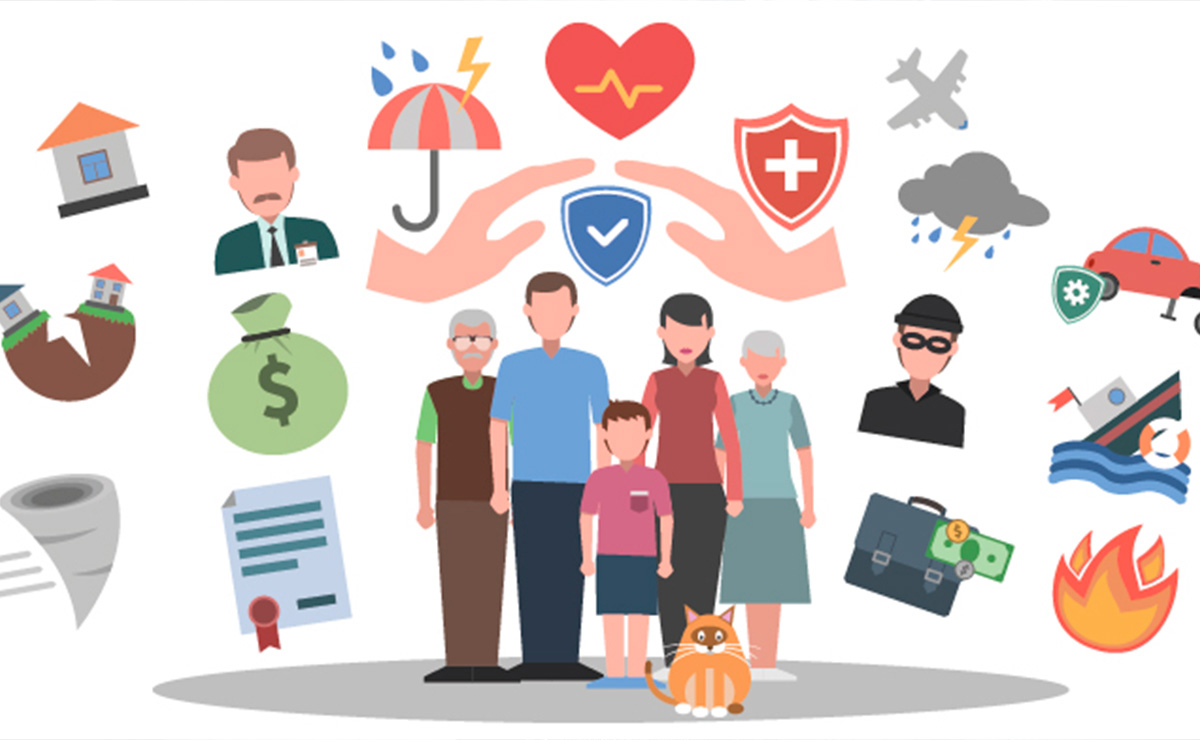 Ilustración de lo que pueden ofrecer las empresas de seguros