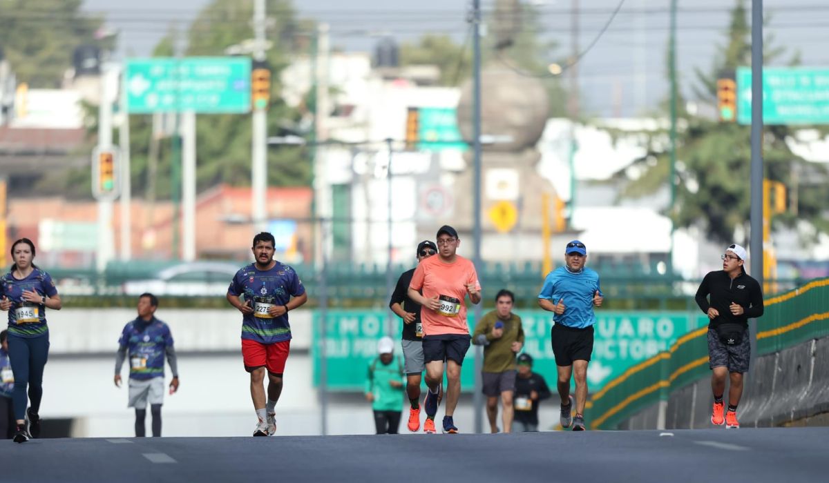 carrera atlética en el Zoológico de Zacango