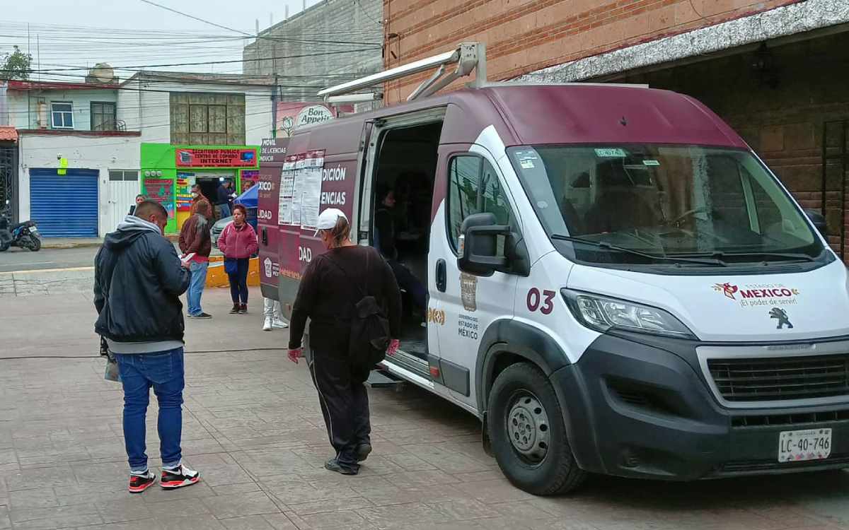 San Mateo Atenco yendra unidad movil para sacr la licencia