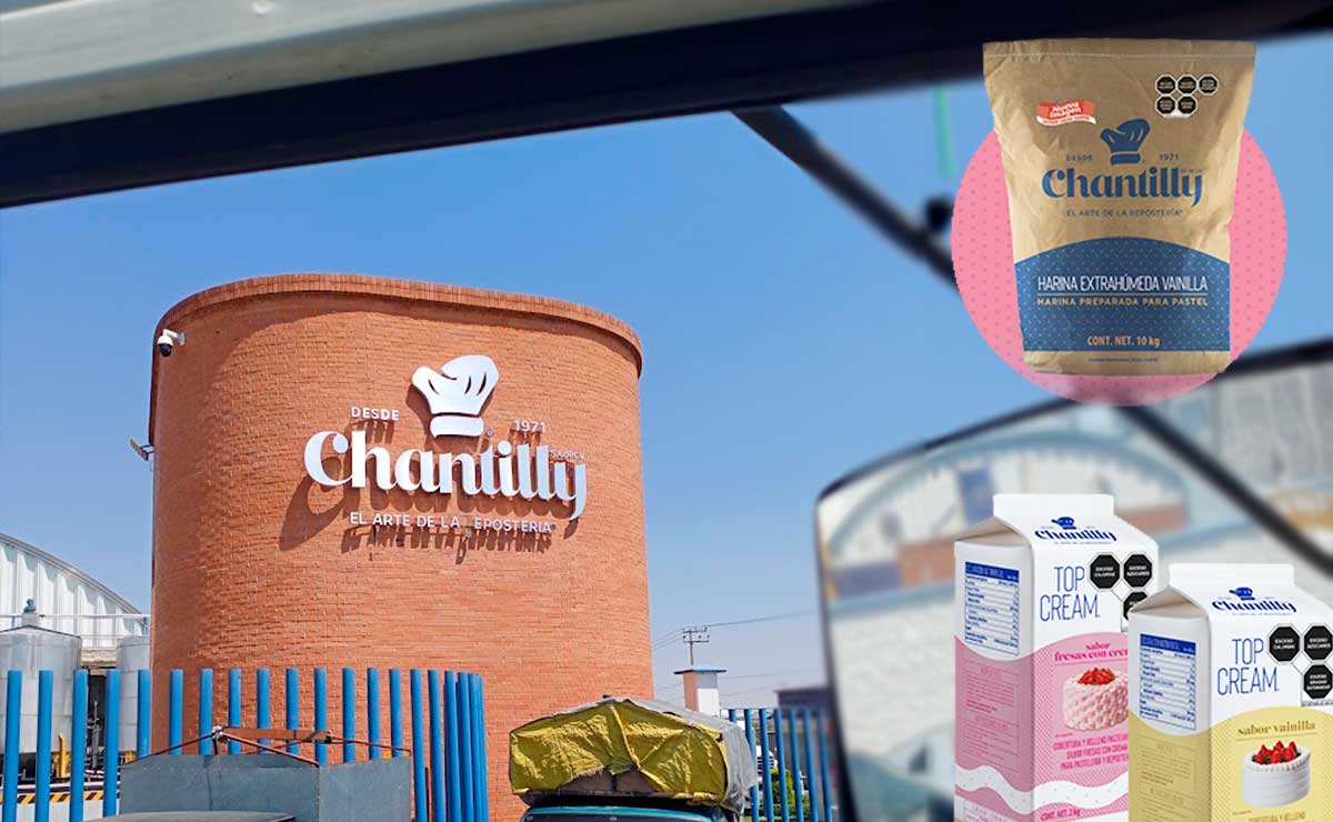 grupo chantilly productos de repostería empresa por fuera