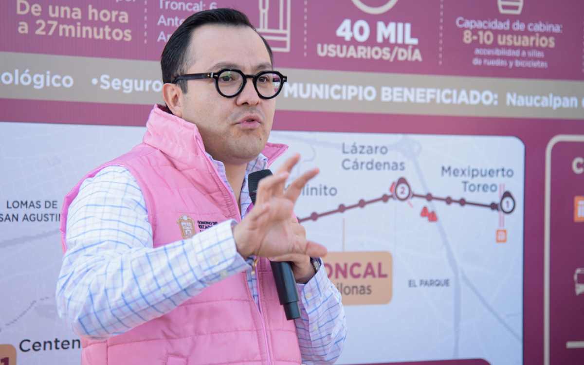 daniel sibaja anuncia linea 3 del mexicable en edomex