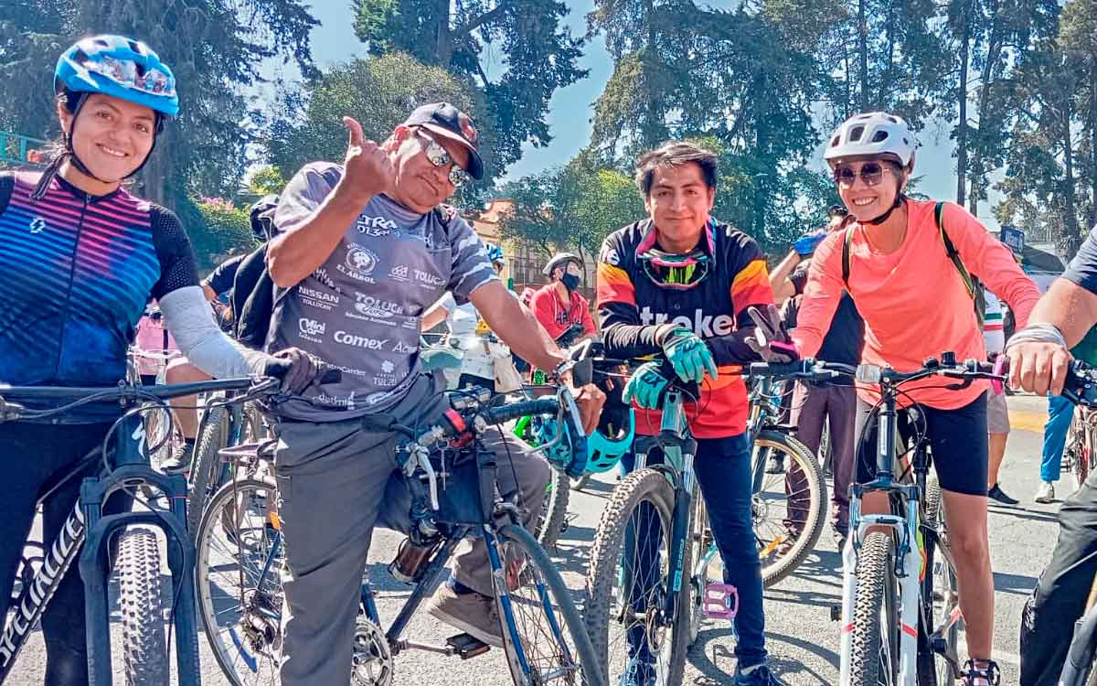 el 21 de abril habra rodada ciclista en toluca a las 10 horaas