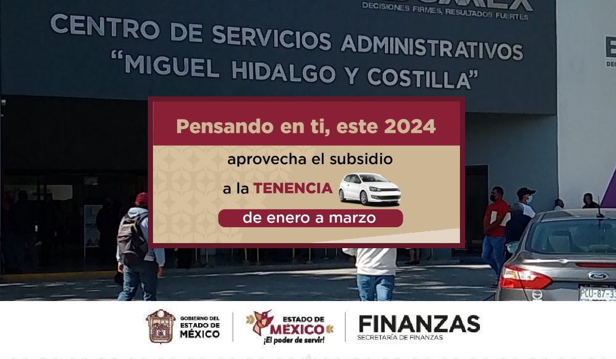 tenencia y refrendo 2024 en el Estado de México