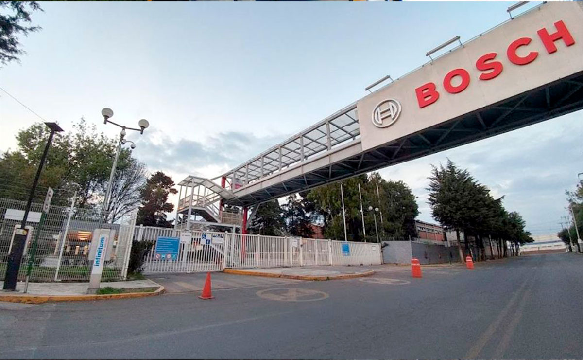 Empresa Robert Bosch Toluca, fachada, entrada principal.