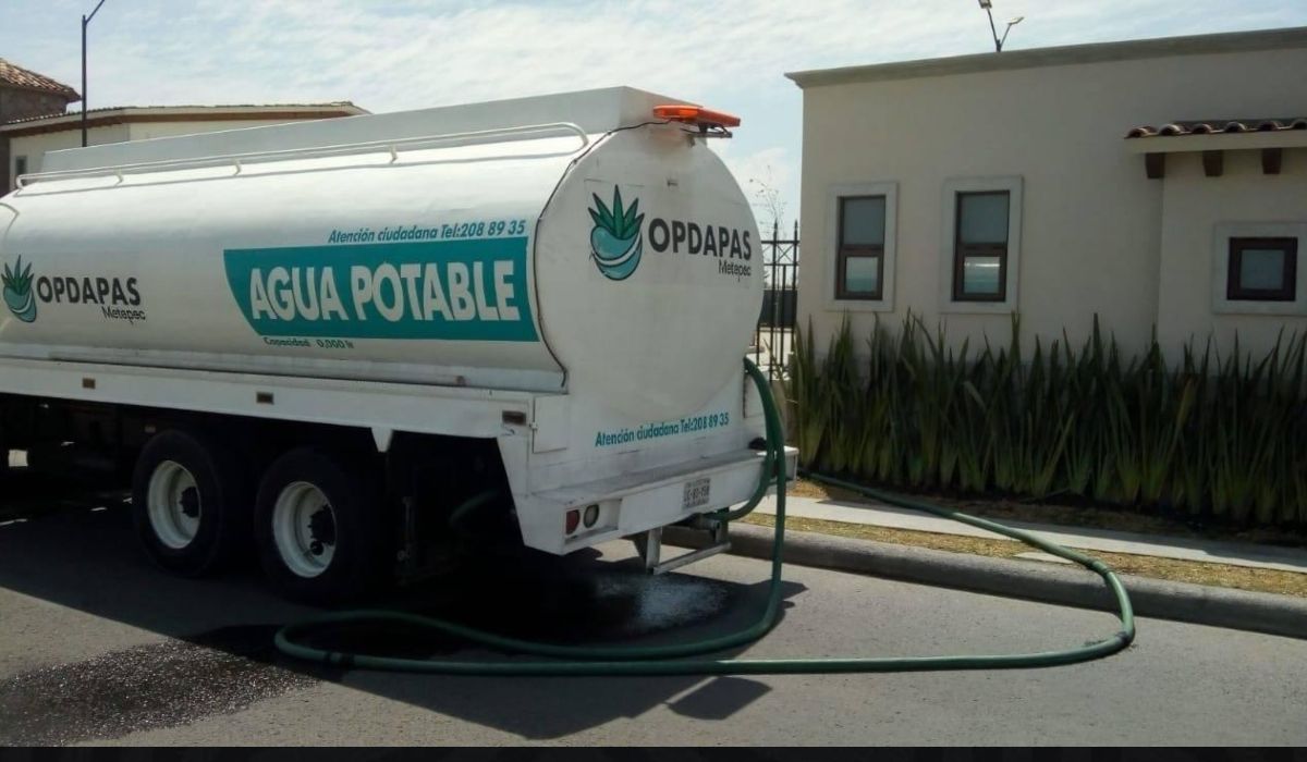 pipa de agua en Metepec