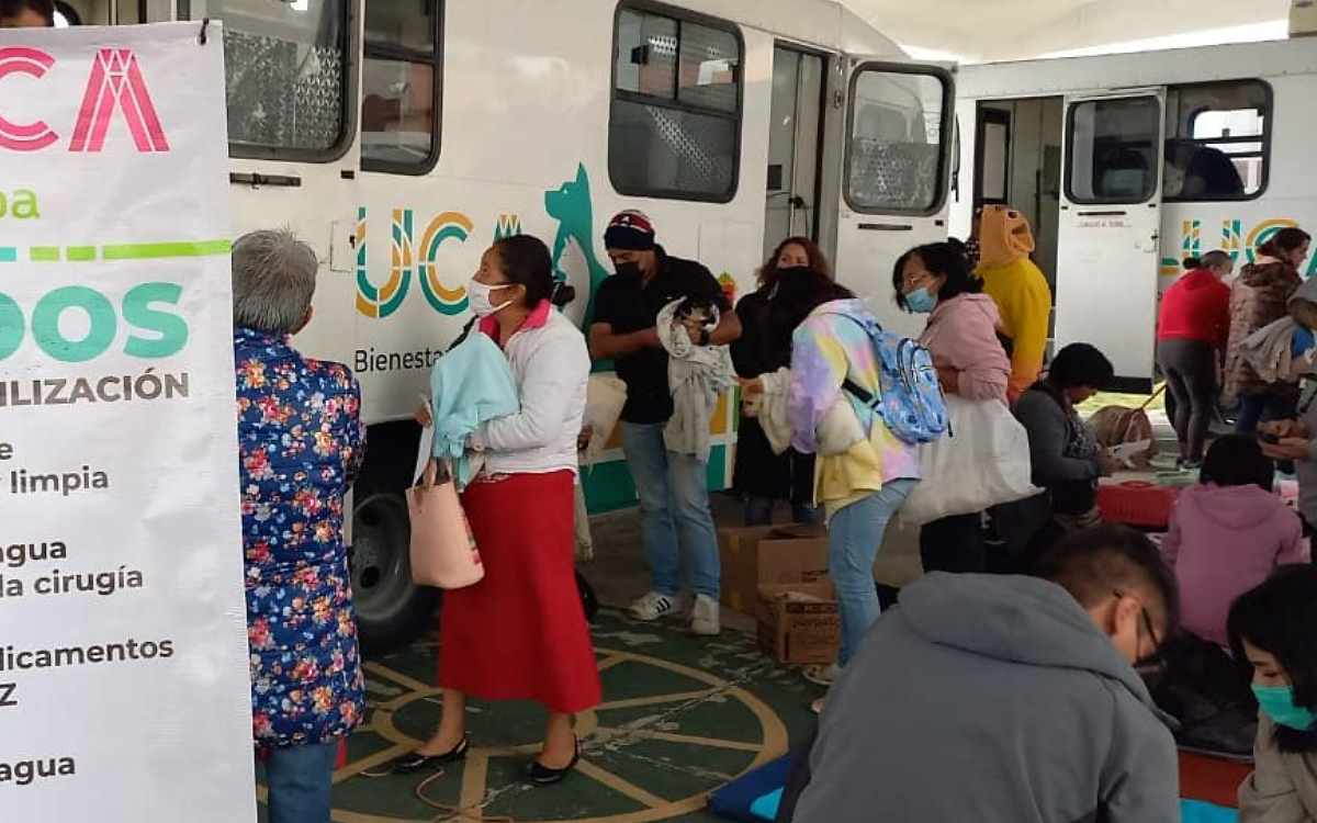 personas en campaña esterilizacion toluca centro de control animal